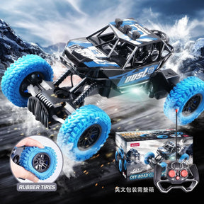 Remote control car with colorful flashing lights