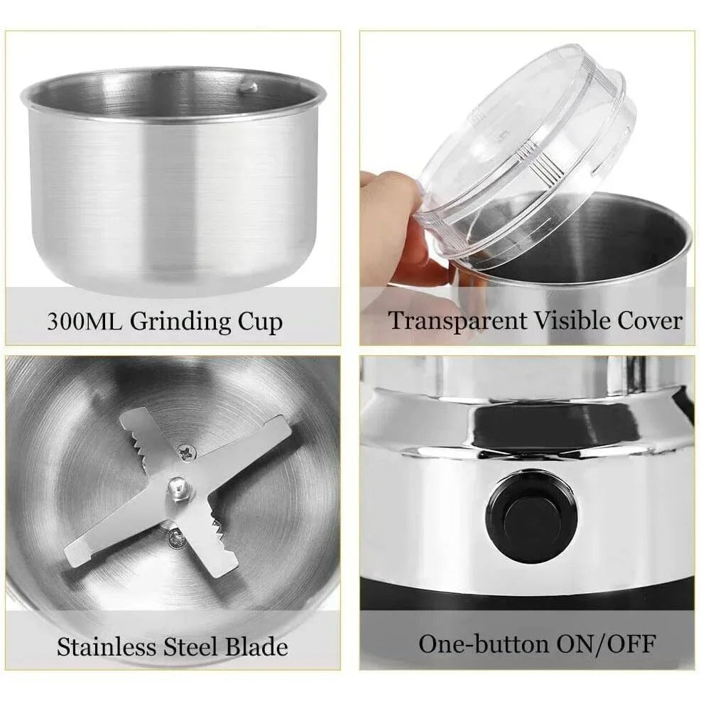 Portable  Cup Grinder Kitchen Four Edged Blade